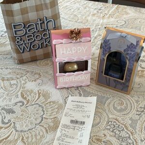 Bath & Body Works Pink and Purple Body Wash Set